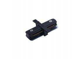 Įleidžiamo bėgelio jungtis PROFILE RECESSED STRAIGHT CONNECTOR BLACK